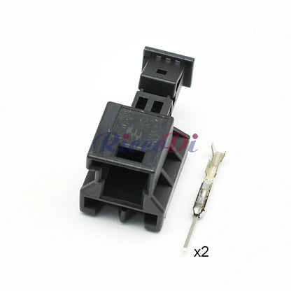 Automotive 2 Way 0.6mm Series Unsealed Seat Ventilation Connector Plug Female Male