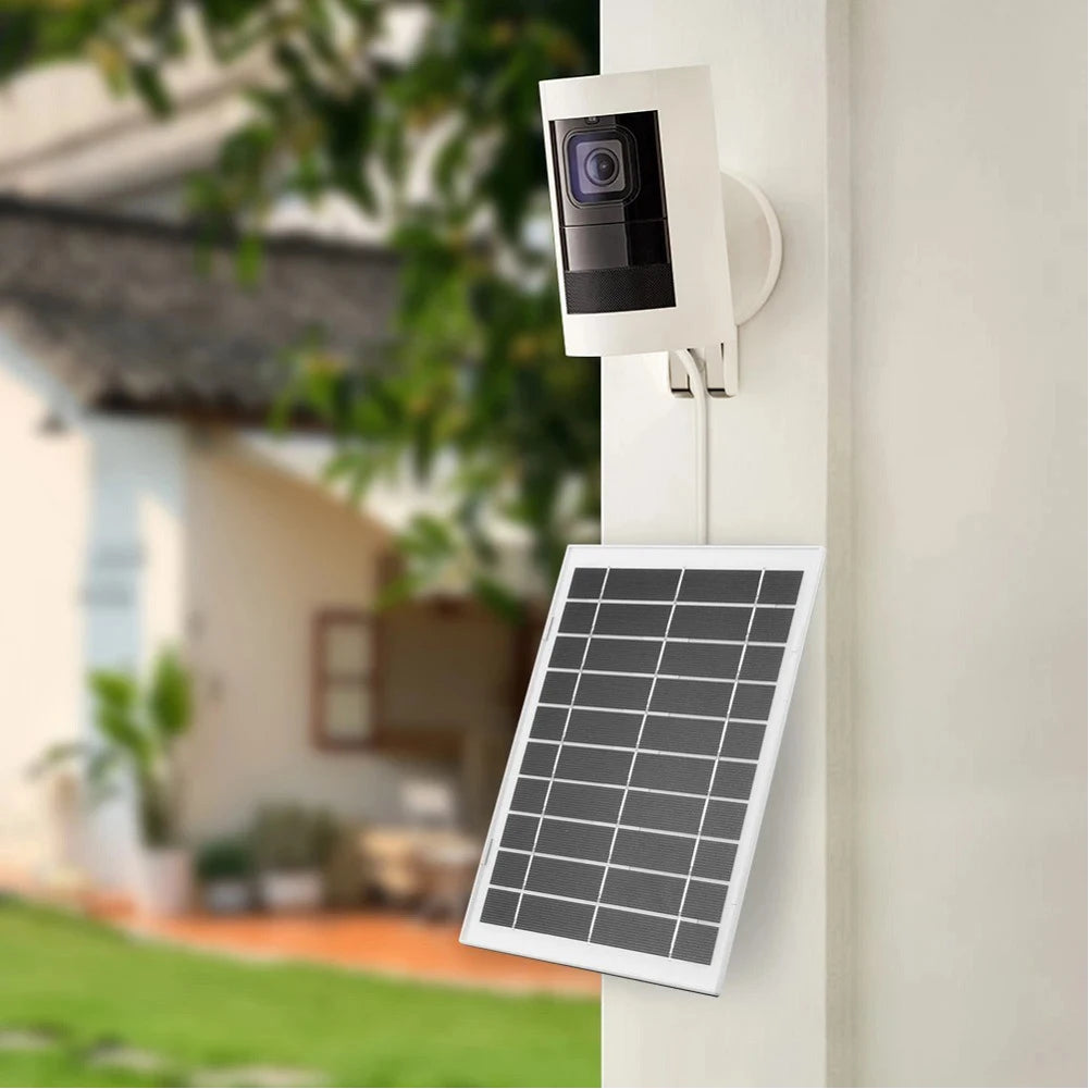 10W Solar Charger for Ring Video Doorbell 4/3/3 Plus/2 Efficient Power Conversion and User Friendly Installation