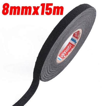 Electrical Insulating Tape Heat Resistant Harness Tape 8/15/19mm Car Wiring Loom Protection Waterproof Adhesive Tape