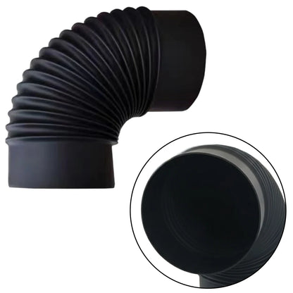 Stainless Steel Elbow Pipe 90 Degree Angle for Fireplace and Stove to Optimize Smoke Flow and Ventilation Setup