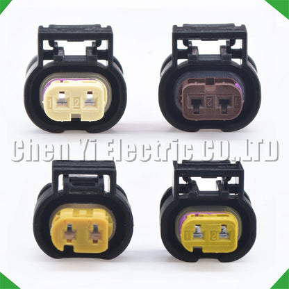 2 Pin Waterproof Injector Connector VVT Solenoid Valve Plug for VW