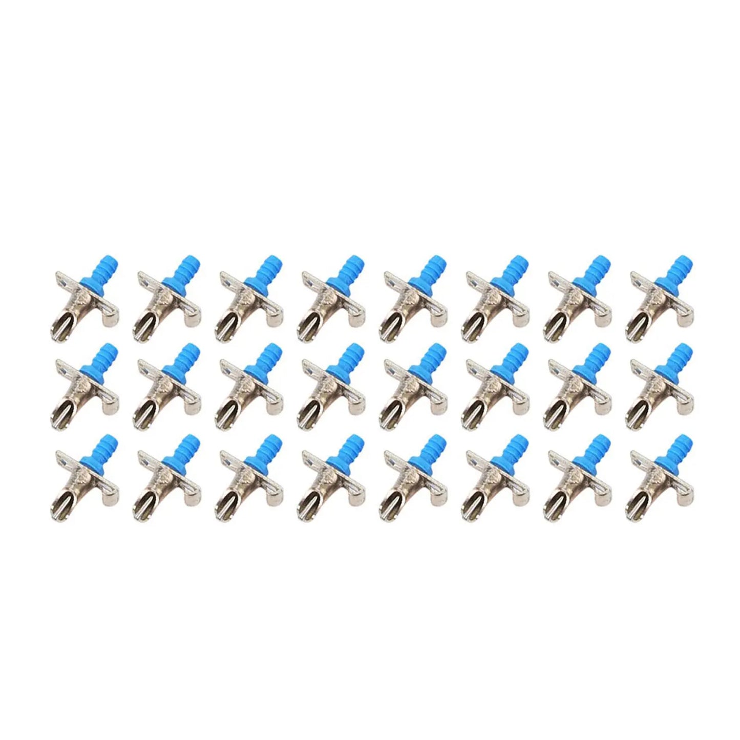 24pcs/Set Rabbit Drinking Fountain With Double Spring Duckbill Spout For Breeding And Cage Use Plastic