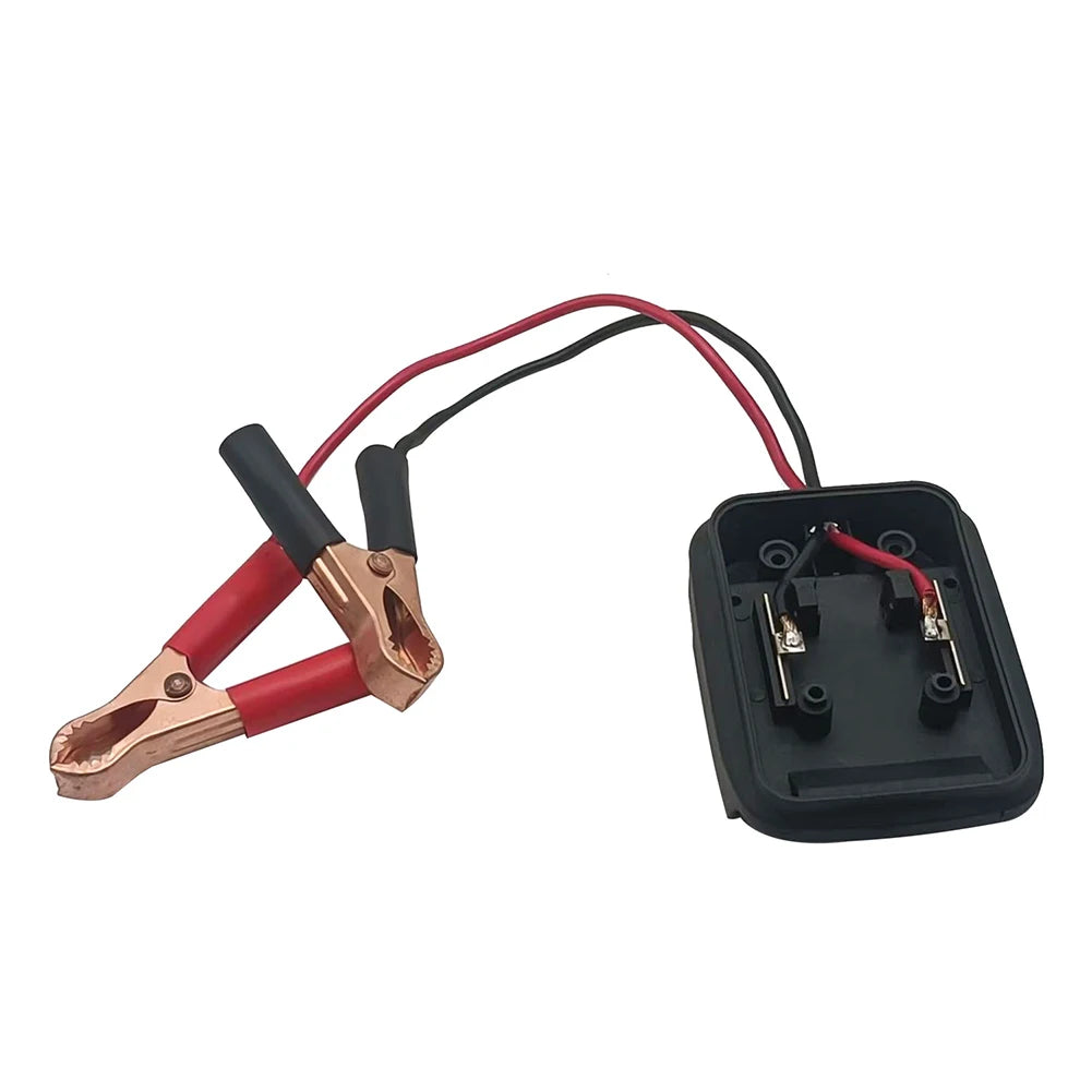 BL1830 Replacement Battery Adapter Jump Starting Batteries Strong Grip Clamps Booster Battery Cables Easy To Use For BL1815