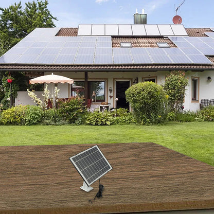 10W Solar Charger for Ring Video Doorbell 4/3/3 Plus/2 Efficient Power Conversion and User Friendly Installation