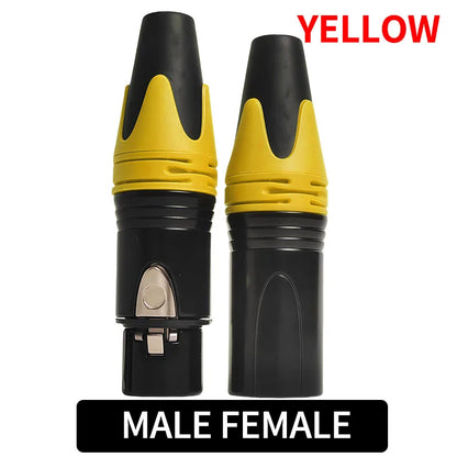 3 Pin XLR Male to Female Adapter Connector Mic Audio Plug Converter for Microphone Mixer Amplifier Sound Equipment