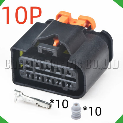 10 Pin Headlight Connector 1801600-1 1801600-2 For Peugeot 308 408 Citroen C4L
