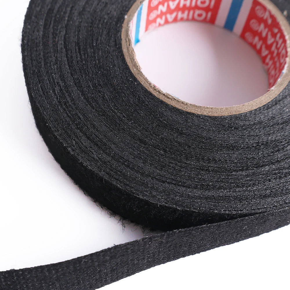 Electrical Insulating Tape Heat Resistant Harness Tape 8/15/19mm Car Wiring Loom Protection Waterproof Adhesive Tape
