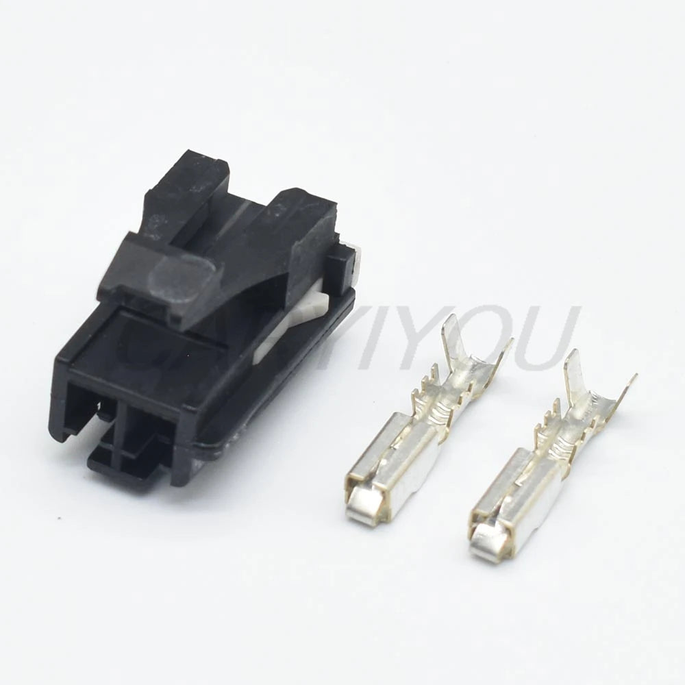 DJ70227Y-2.8-21 2-Pin 2.8mm Waterproof Automotive Connector Plug with Wire Housing