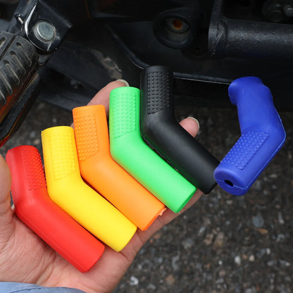 Universal Motorcycle Gear Shift Lever Cover – Rubber Shifter Boot Protector Anti-Scuff Guard for Moto Accessories