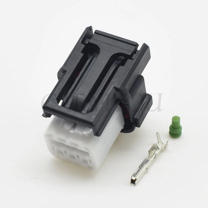 7289-9553-30 Automotive 6-Pin AC Assembly OBD Connector — Small Current Wire Harness Socket Plug