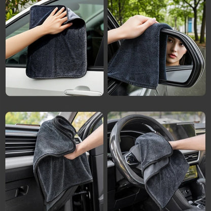 Microfiber Twisted Loop Cleaning Cloth Super Absorbent Car Wash Towel