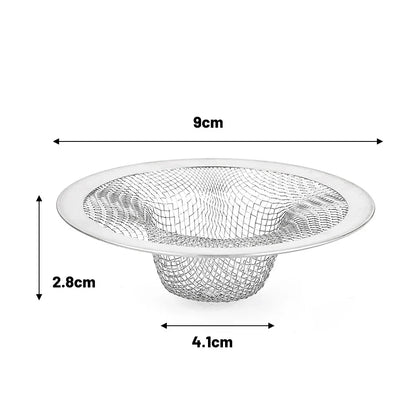 20x Stainless Steel Sink Filter Kitchen Bathroom Floor Drain Mesh Filters Drain Basket Waste Screen Hole Trap Strainer Stopper