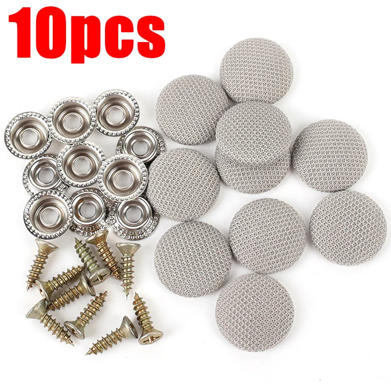 Car Interior Roof Headliner Ceiling Cloth Fixing Screw Buckle Rivets 20mm — 10–20pcs