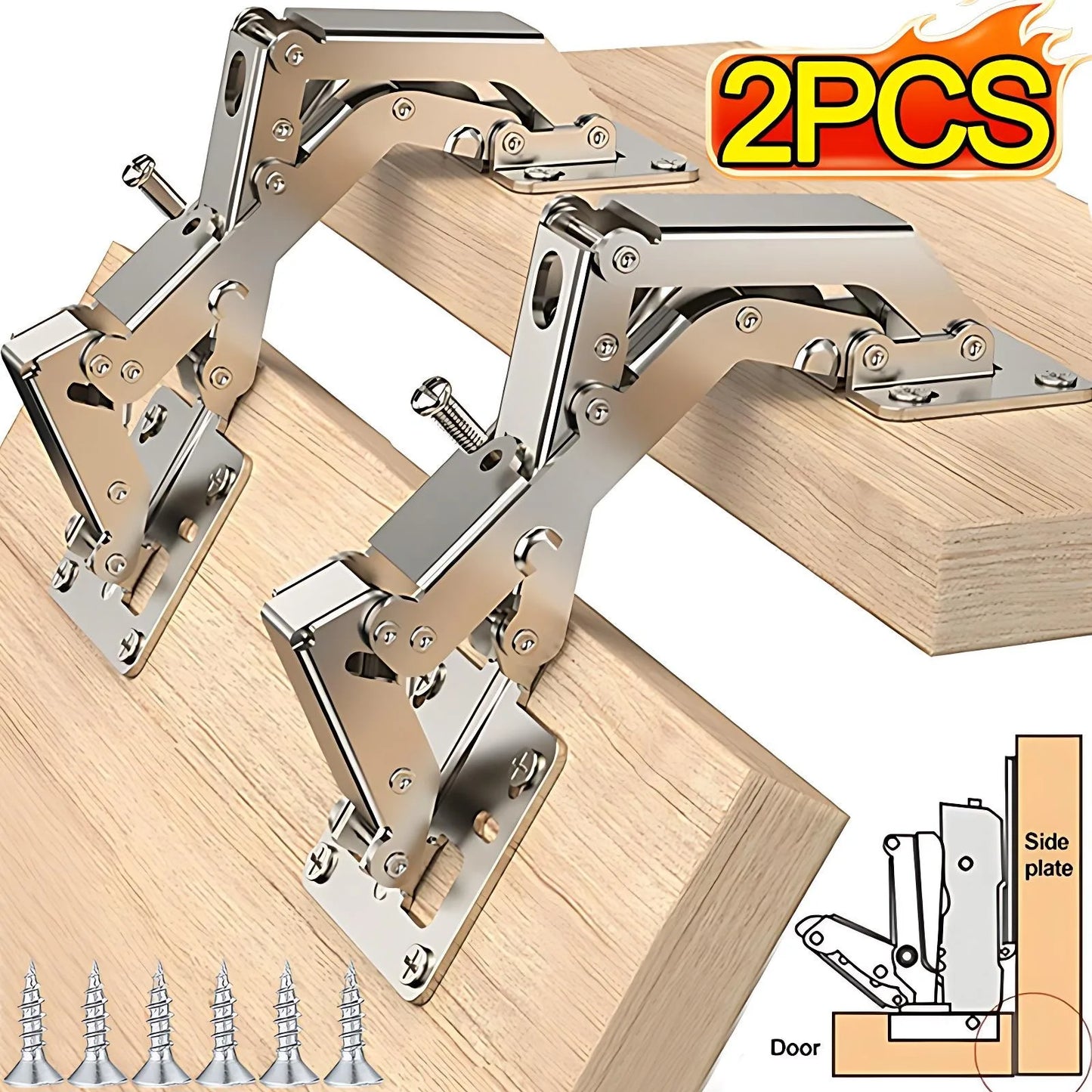 Adjustable Soft Close Cabinet Hinge 130-170° Hydraulic Furniture