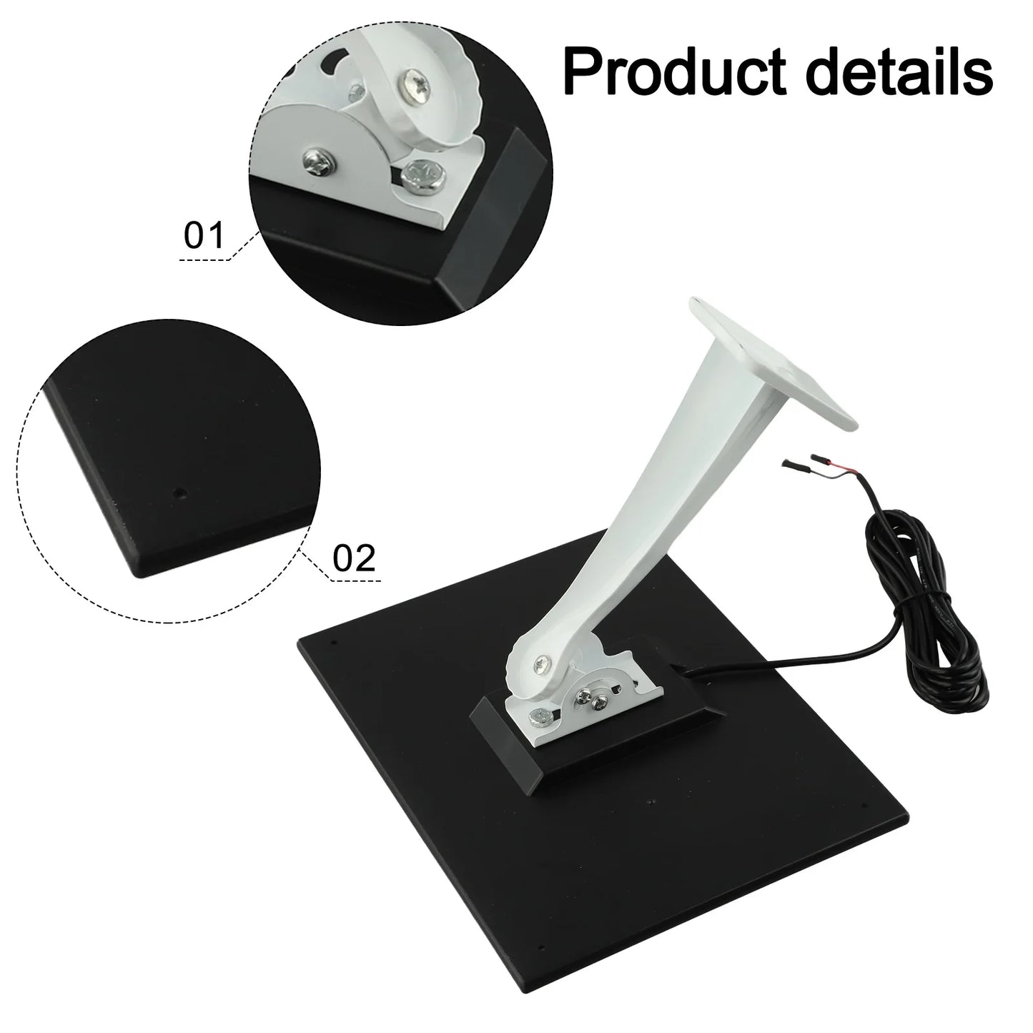 10W Solar Charger for Ring Video Doorbell 4/3/3 Plus/2 Efficient Power Conversion and User Friendly Installation
