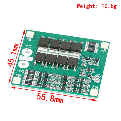 3S 25A Li-ion 18650 Battery Protection Board BMS PCM with Balance for Li-ion/LiPo Cells
