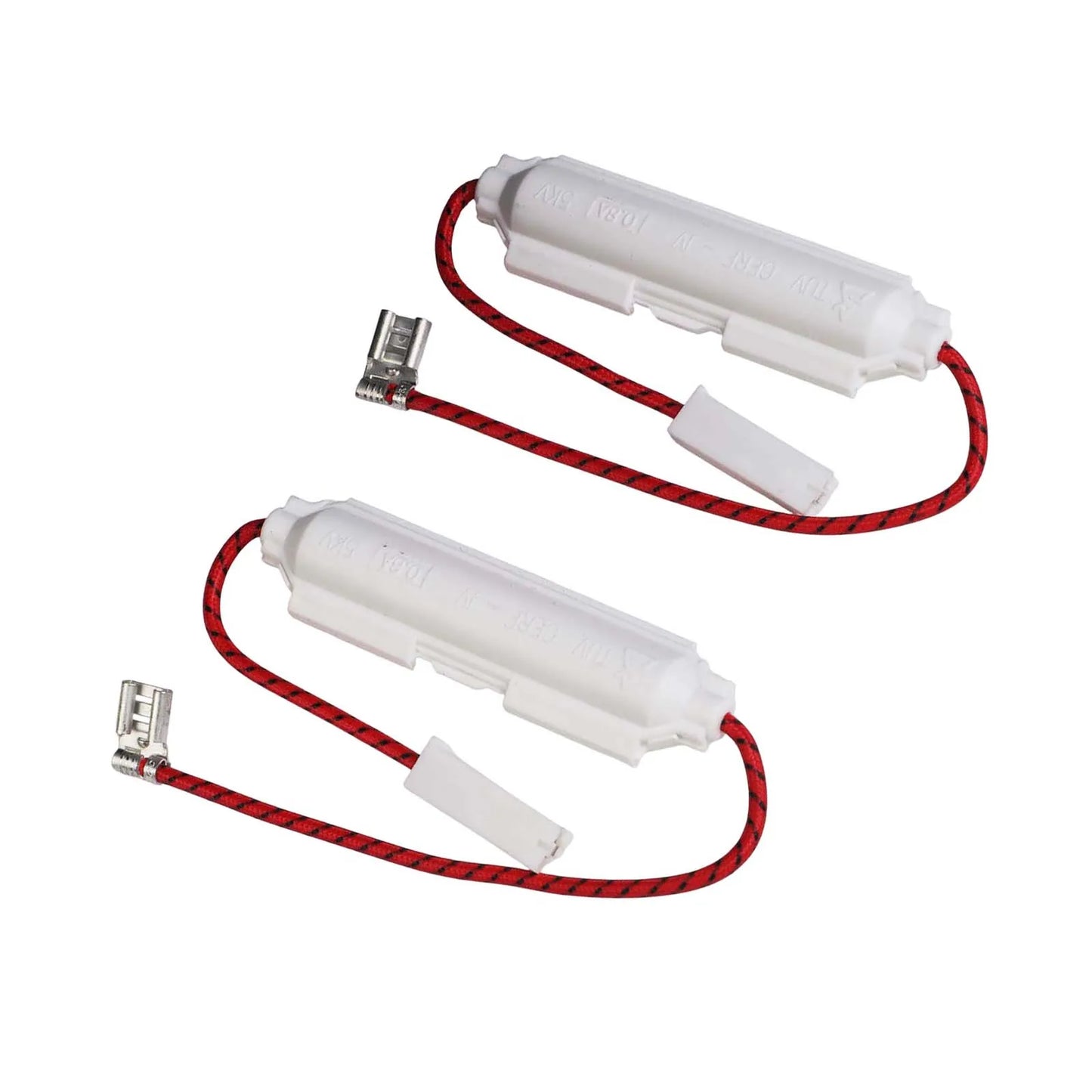 Microwave Oven Fuse Holder with 5KV High Voltage Fuses 0 65 to 0 9A Current Range Includes 2 Replacement Pieces