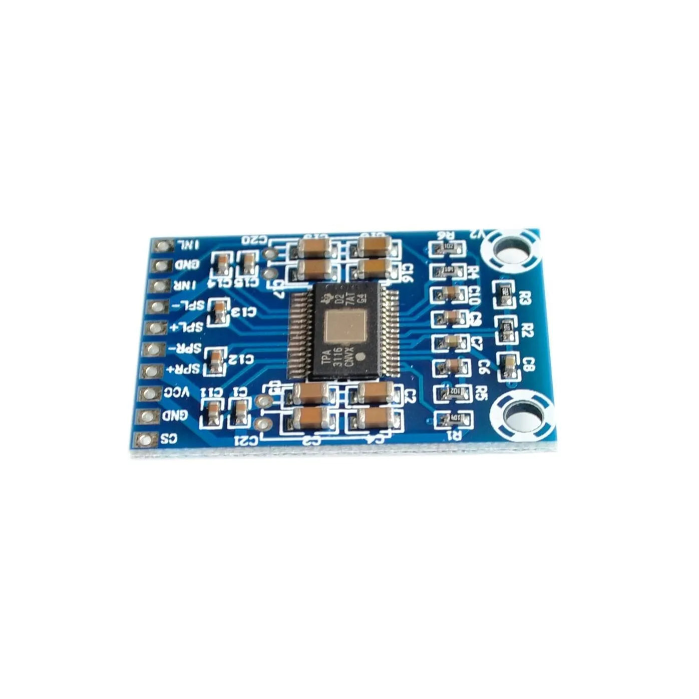 DC 12–24V Dual Channel 50W+50W D-Class Digital Audio Amplifier Board TPA3116D2 XH-M562
