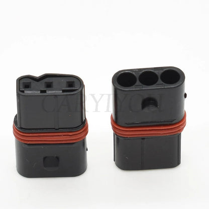 3-Pin 0.6mm Camshaft Position Sensor Connector DJ7032W-0.6-21 Automotive Injector Plug with 15cm Wire