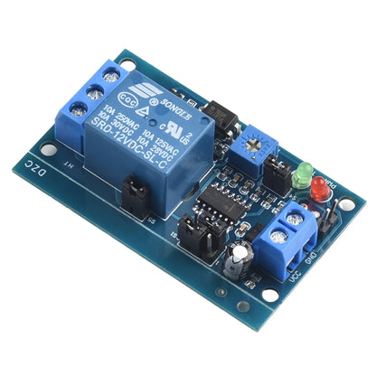 Normally Open 12V Time Delay Relay Module with Adjustable Timing for Turn On/Turn Off Switch Suitable for 250V AC Load