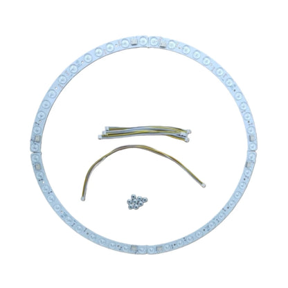 2/3/4pcs Fan-shaped LED Light Source Circular Ceiling Light Curved Lens Light Strip With 3-Stage Dimming Fan Lights