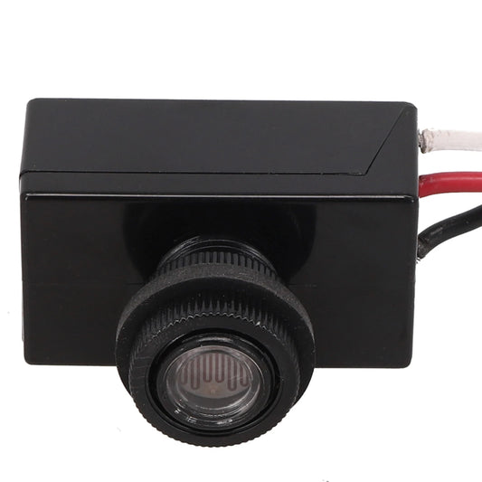 Control Switch Button Sensor 12V-48VDC Energy Saving Photocell Sensor Automatic Light Sensing Button Style Wide Voltage Range