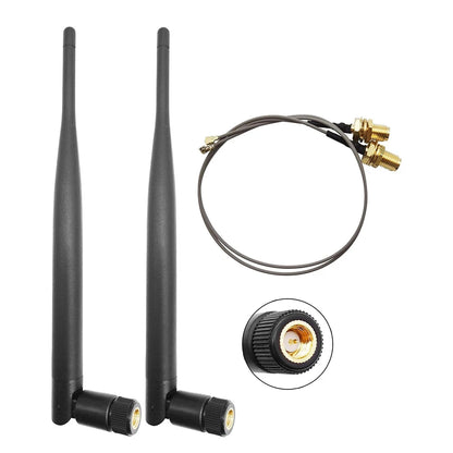 2pcs 915MHz For LORA Antenna Indoor 5dBi Gain For SMA Male For Cable For Gateway Router Communication Antenna Docking Station