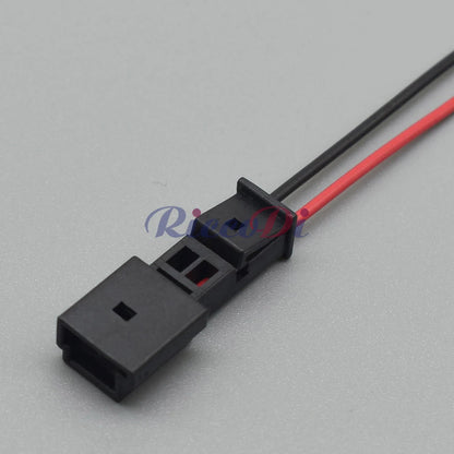 2 Pin Automotive Door Light Socket Audio Tweeter Connector Plug Compatible with B-14525-1 9-968554-1 9-968554-1A 8-1452577-1A