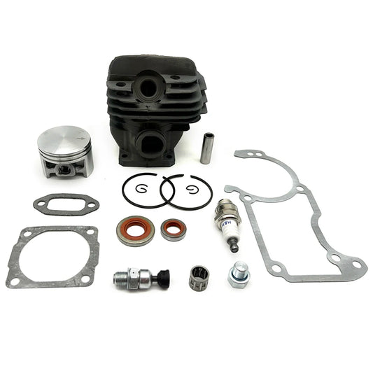 Cylinder Piston Set For Stihl 026 MS260 MS 260 44 Mm Incl Sealing Set And  Plugs Cylinder Exhaust Gasket Kit Garden Tool Parts