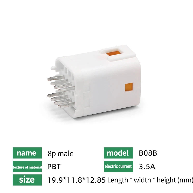 Automotive Connectors JST02R-JWPF-VSLE 2/3/4/6/8 Pin Waterproof Connectors Male and Female Butt Plugs