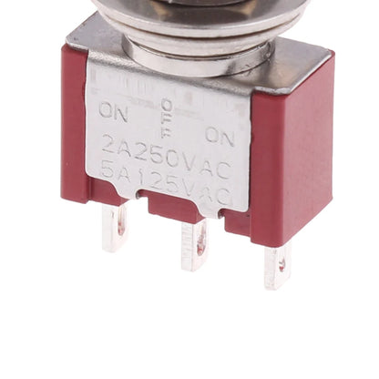 ON OFF ON Toggle Switch DPDT SPST DPST 3 Pin 3/2 Position 5A 125VAC 2A 250VAC Latching