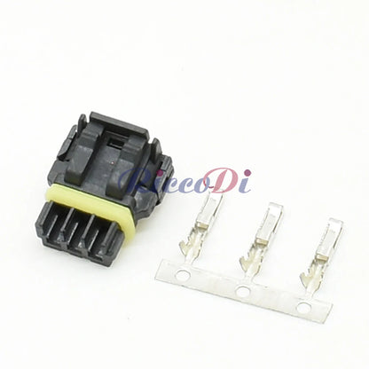 2 Pin Automotive Connector DJ7034-0.6-11 DJ7034-0.6-21 0.6mm Waterproof Male Female