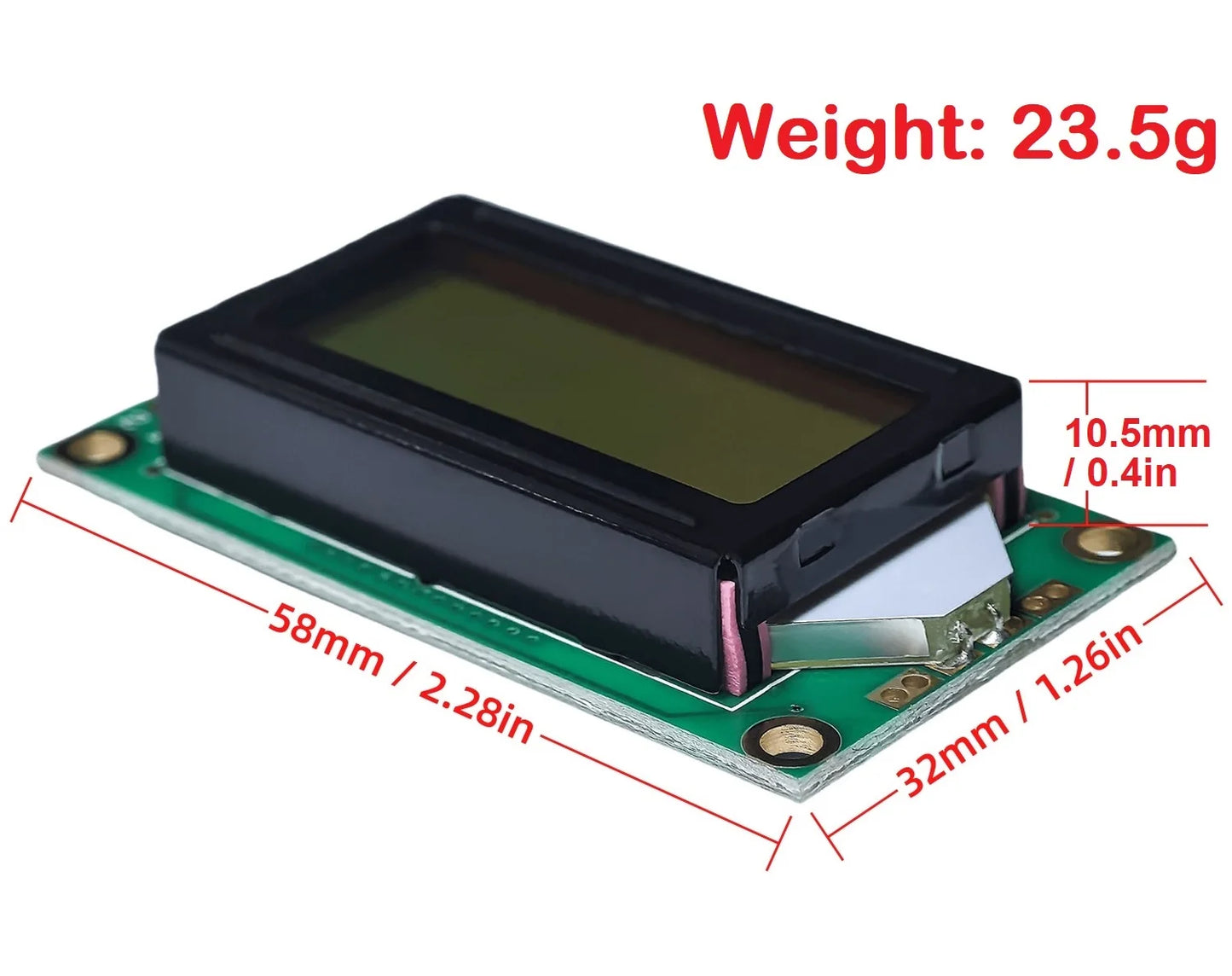 LCD0802 8x2 Character LCD Display Module 3.3V 5V Blue Green Screen LCM for Arduino and DIY Projects
