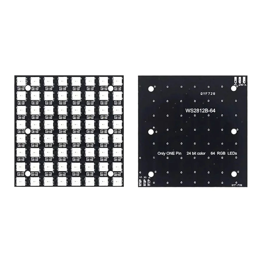 WS2812 5050 RGB LED Matrix Module for Arduino ¨C Programmable Color Display Panel