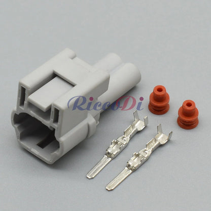 DJQ7022A-2.3-11 Automotive 2-Pin Waterproof Male Connector Plug with Terminals