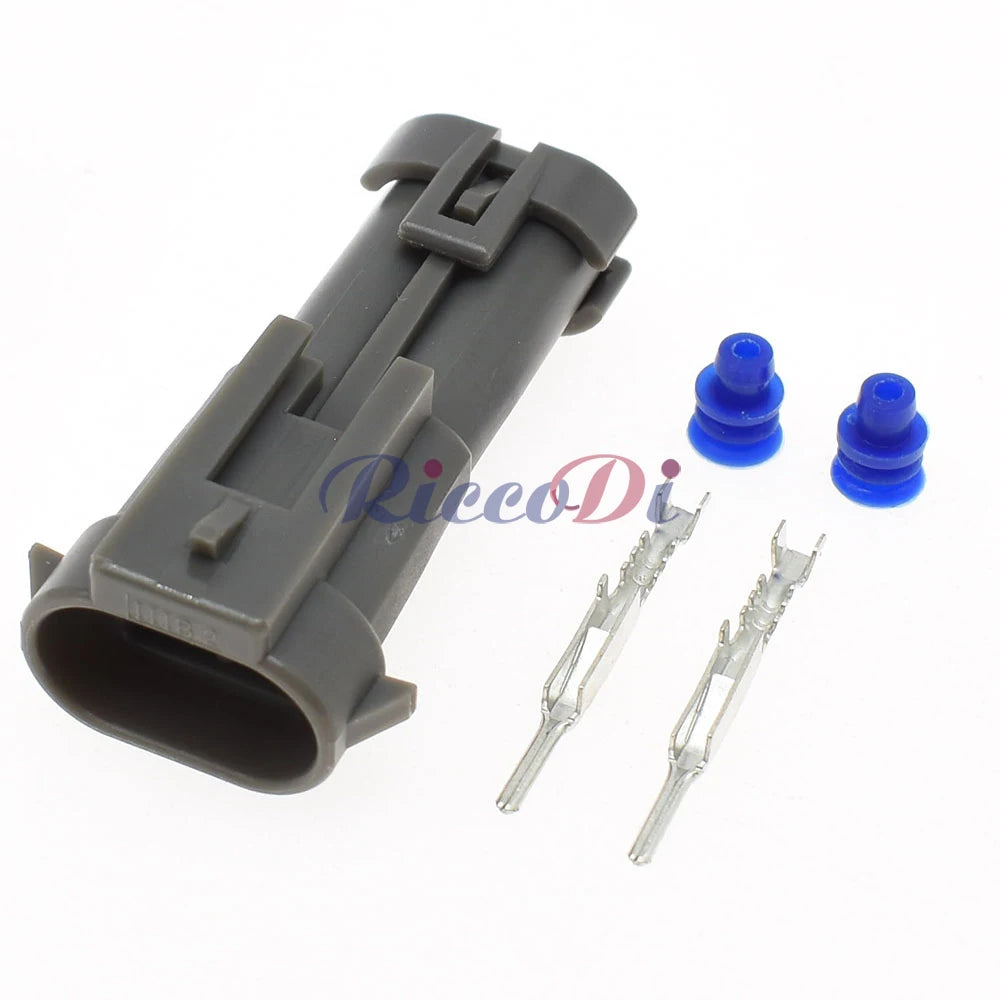 2 Pin Automotive Air Conditioner Compressor Wire Harness Connector Socket DJ70217A-1.5-11/21