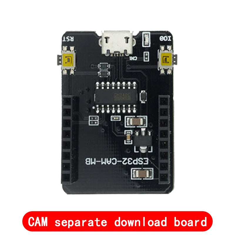 ESP32-CAM WiFi Bluetooth Development Board with OV2640 Camera and CH340 USB Interface