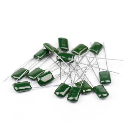 Metalized Mylar Polyester Film Capacitors 100V 0.22nF–470nF