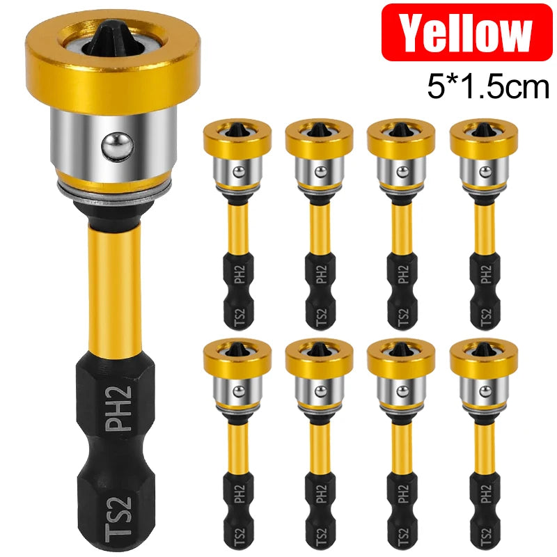 Magnetic Plasterboard Screws Cross Positioning Screwdriver Bits Drywall Screw Depth Setter Locating Batch Head Drilling Tools