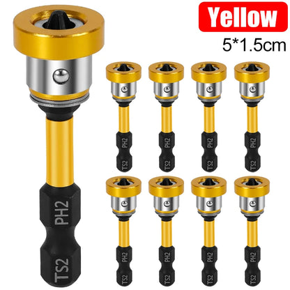 Magnetic Plasterboard Screws Cross Positioning Screwdriver Bits Drywall Screw Depth Setter Locating Batch Head Drilling Tools