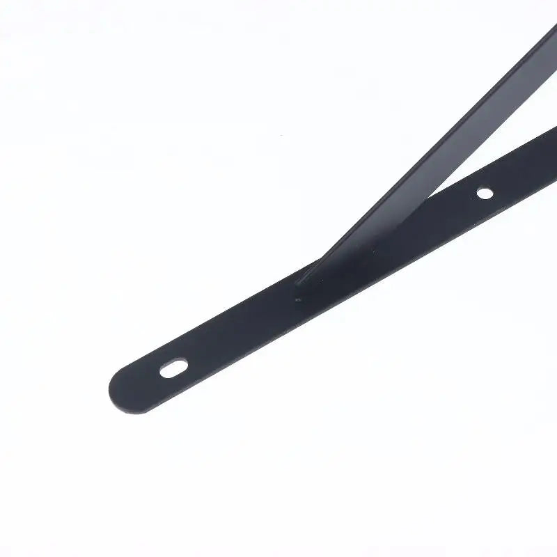 2Pcs Wall Mount Joint Angle Without Screws Tripod Brack Shelf Floating Shelf Heavy Duty Black/White Steel For Decorative