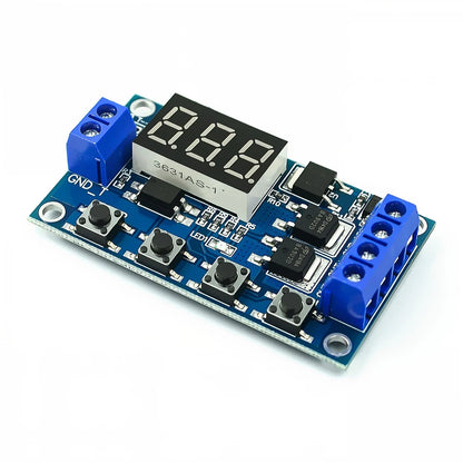 DC 12V/24V Dual MOS LED Digital Time Delay Relay Timer Control Module DIY