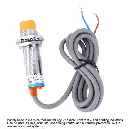 LJ18A3-8-J/EZ AC 90-250V 2-Wire Inductive Proximity Sensor Switch with 8mm Sensing Distance for Metal Object Detection