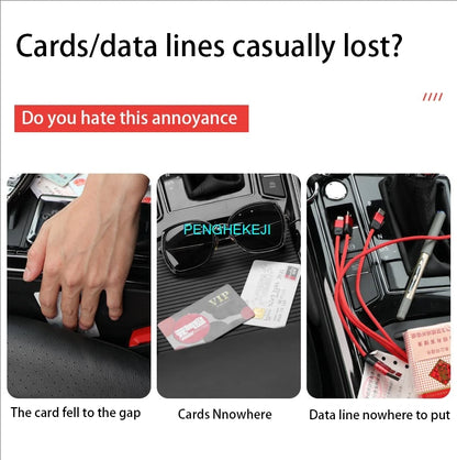 Multifunctional Car Glasses and Card Clip Suction Holder Double Clip