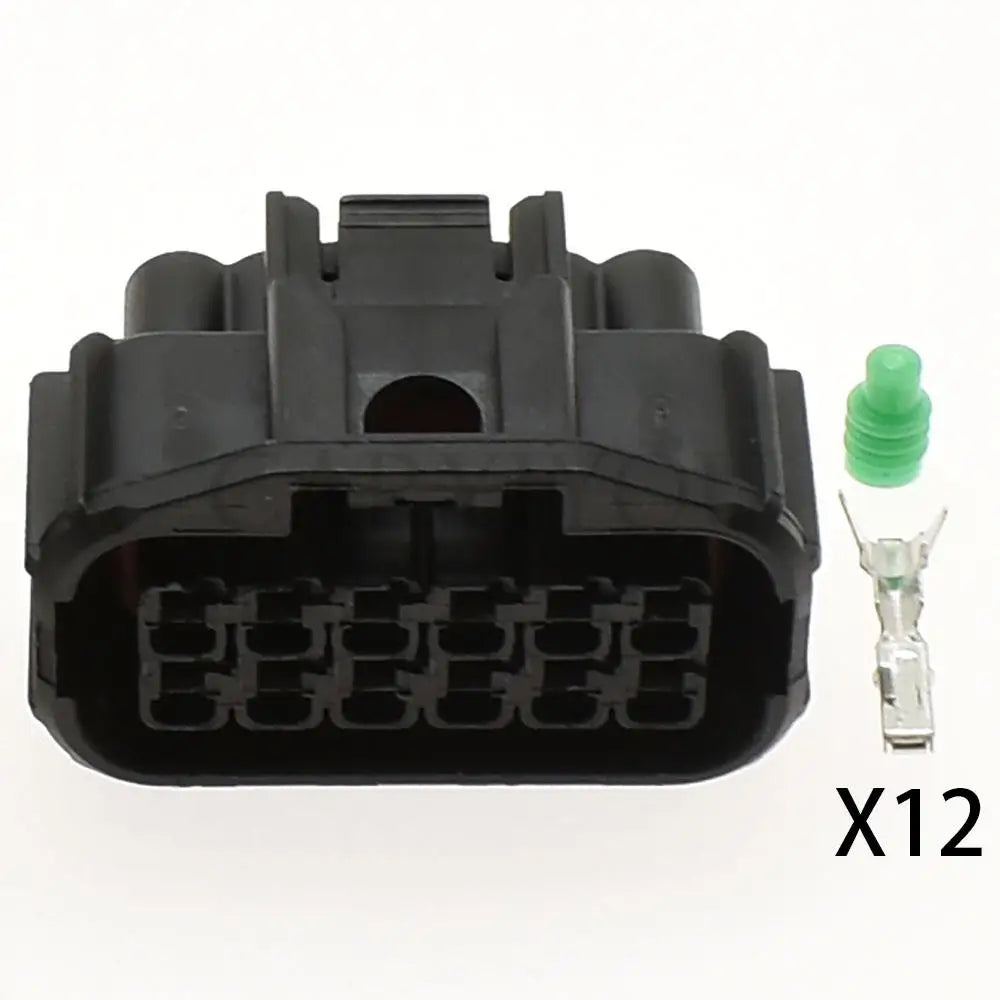 6181-6784 / 6189-7410 Automotive 12-Pin Waterproof Connector — Honda LED Fog Light & Wire Socket