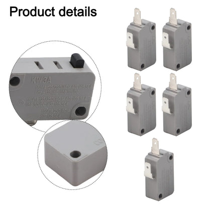 Travel Switch for KW3A Microwave Oven Normally Open Limit Switch Suitable for Use with Kitchen Appliance Repairs