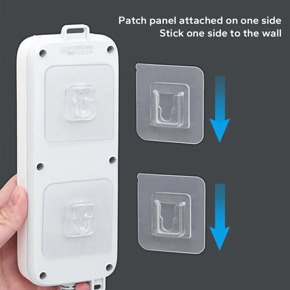 Double-Sided Adhesive Wall Hooks Strong Transparent Suction Cup Hooks