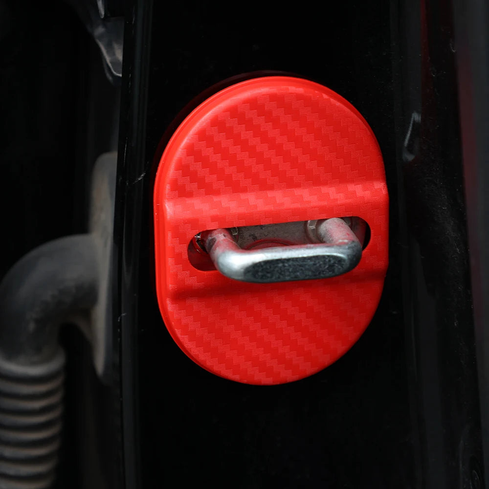 Universal Car Door Shockproof Cushion – 4PCS Mute Shock Absorber Protective Cover for Door Latch Anti-Collision Accessories