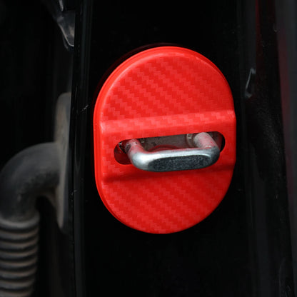 Universal Car Door Shockproof Cushion – 4PCS Mute Shock Absorber Protective Cover for Door Latch Anti-Collision Accessories