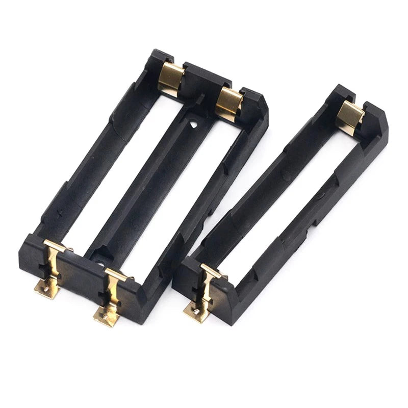 18650 Battery Holder Box Case with Bronze Pins for Single or Series Batteries